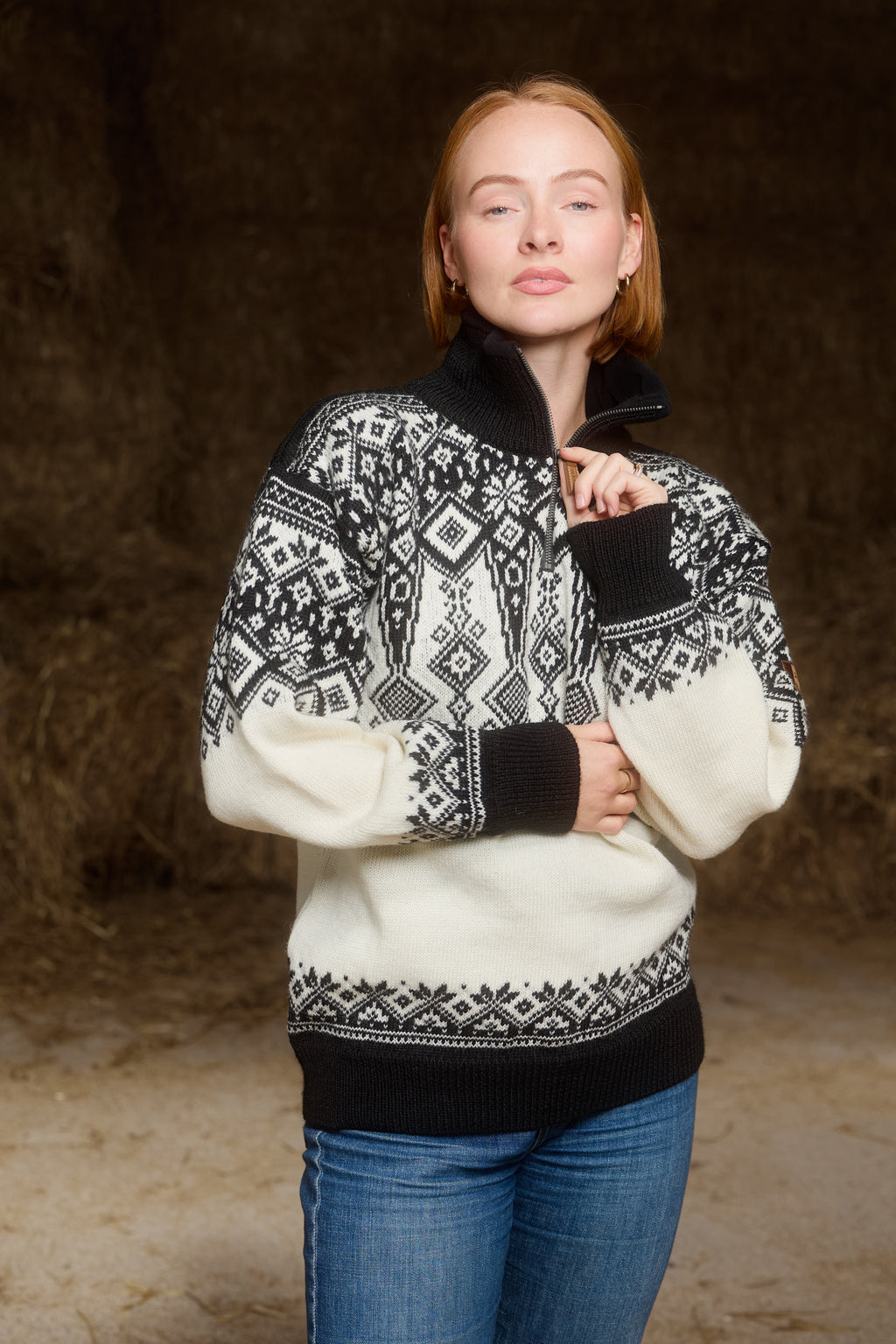 Hallingdal Offwhite/black