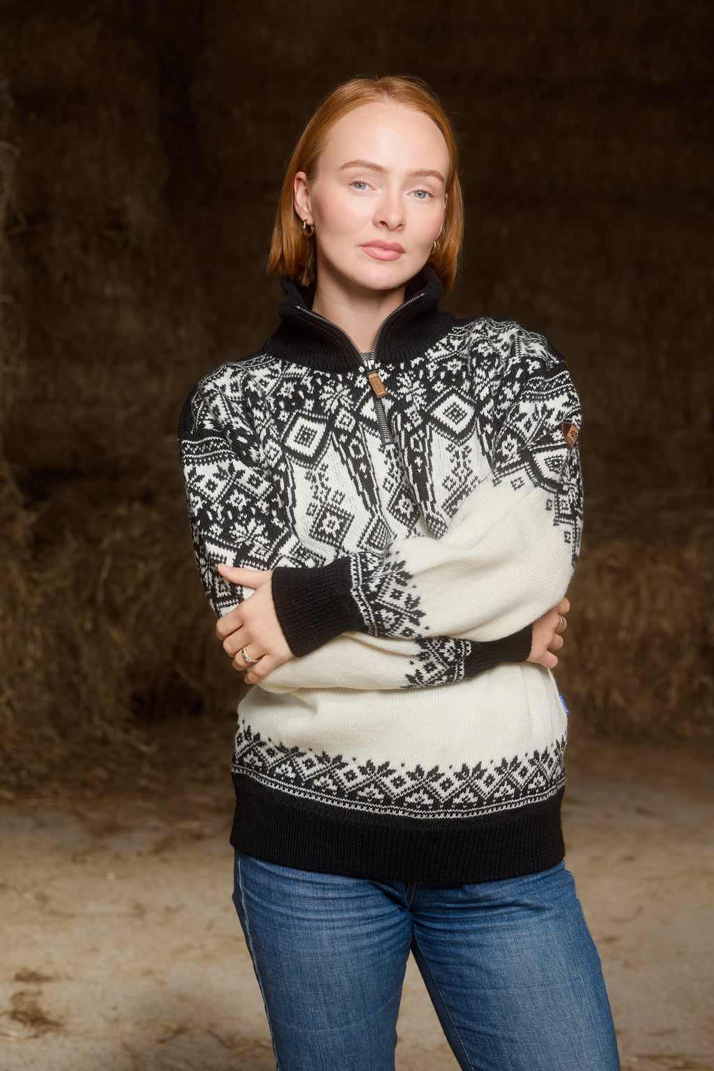 Hallingdal Offwhite/black