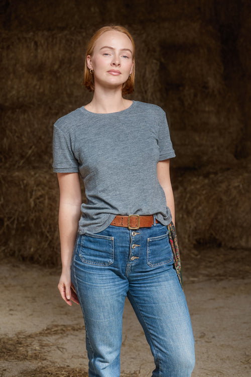 Basic slimfit Grey