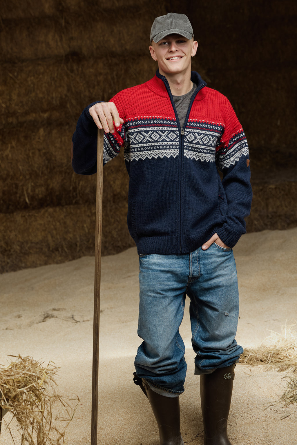 Marius by Bråtens full zip Red