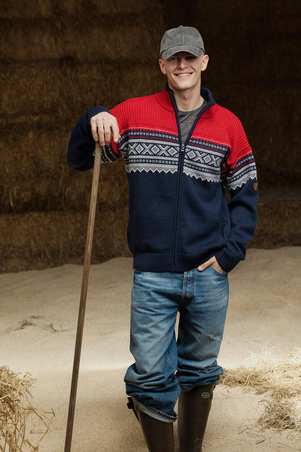 Marius by Bråtens full zip Red