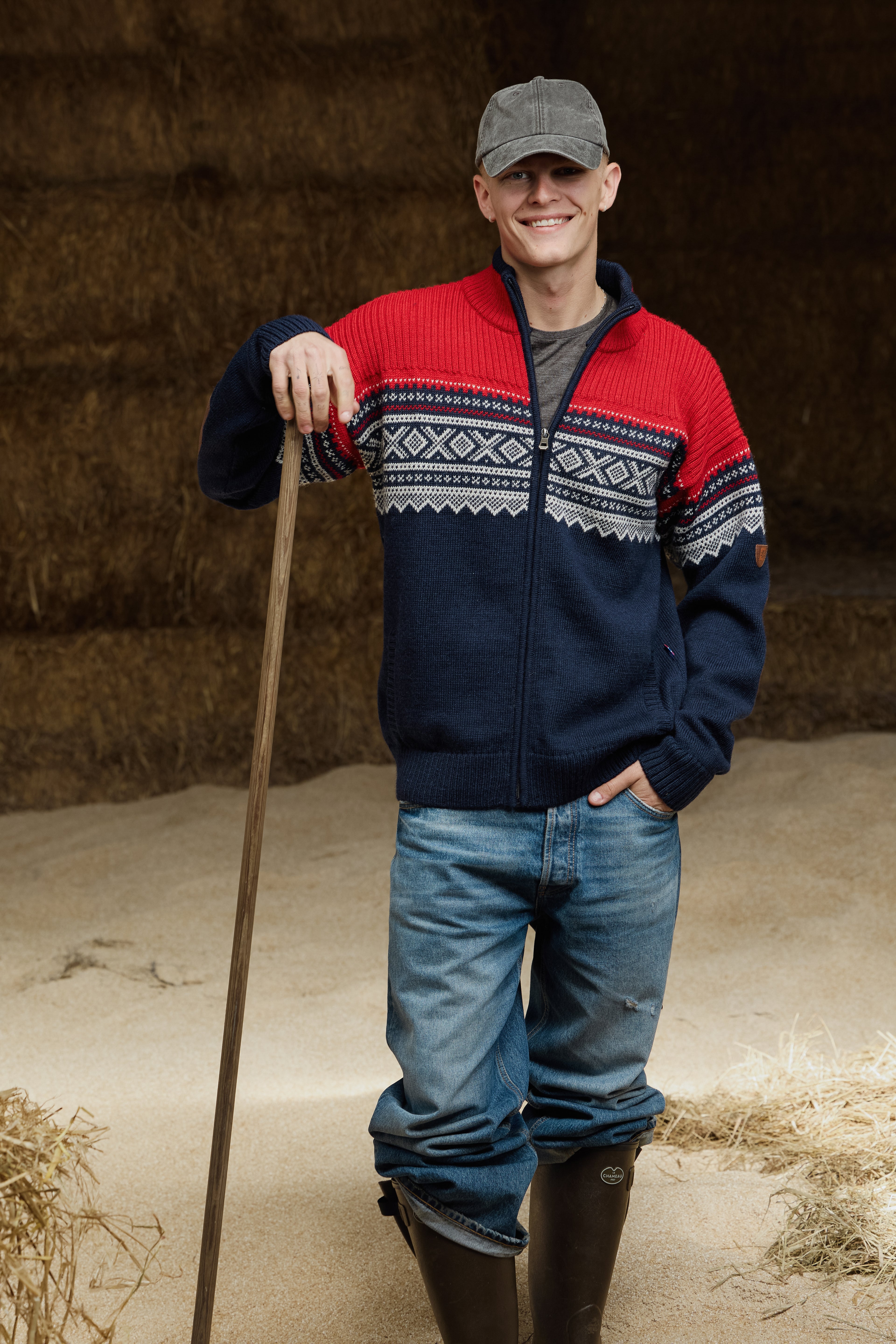 Marius by Bråtens full zip Red