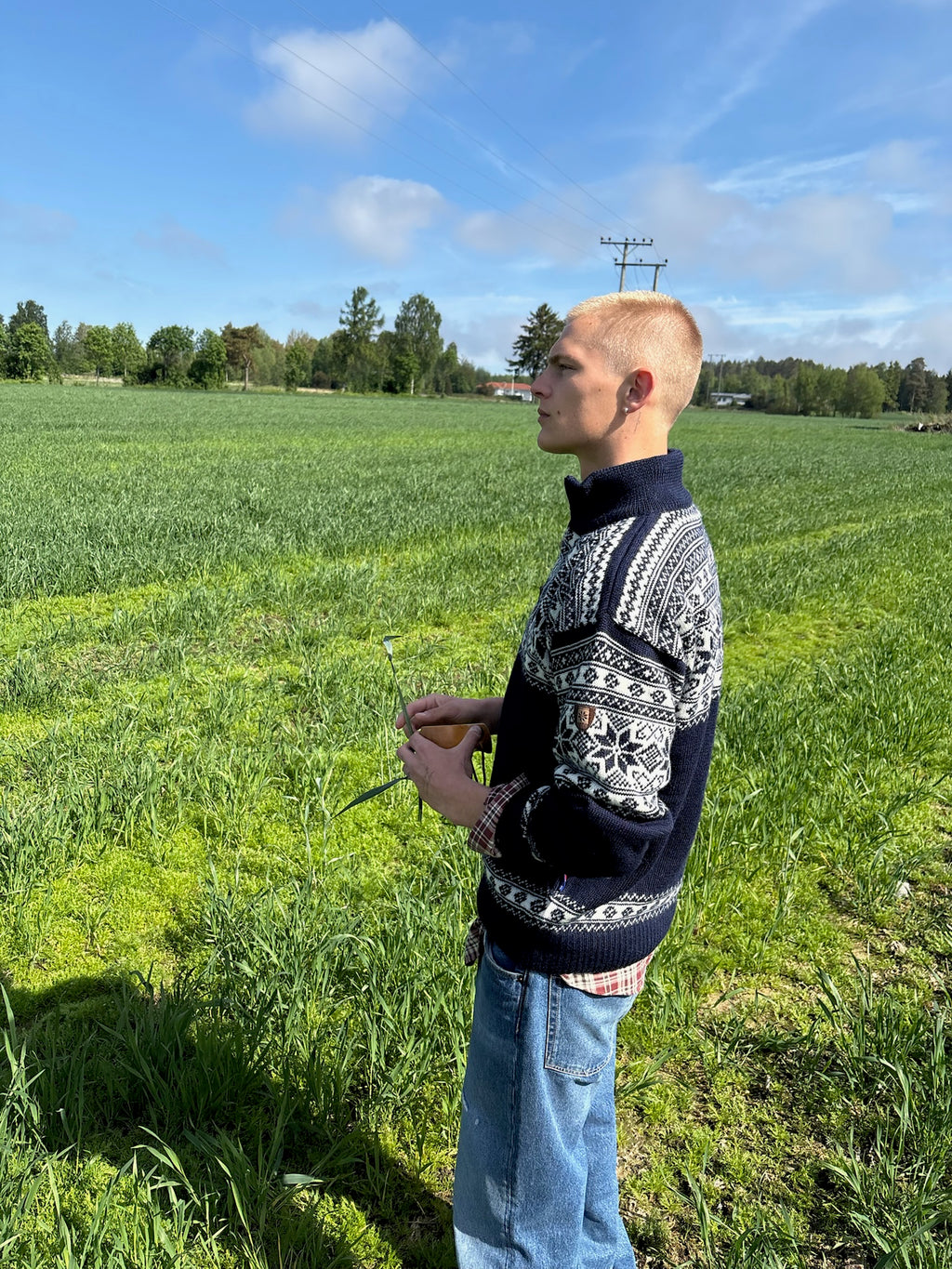 Snøstjerne full zip Navy