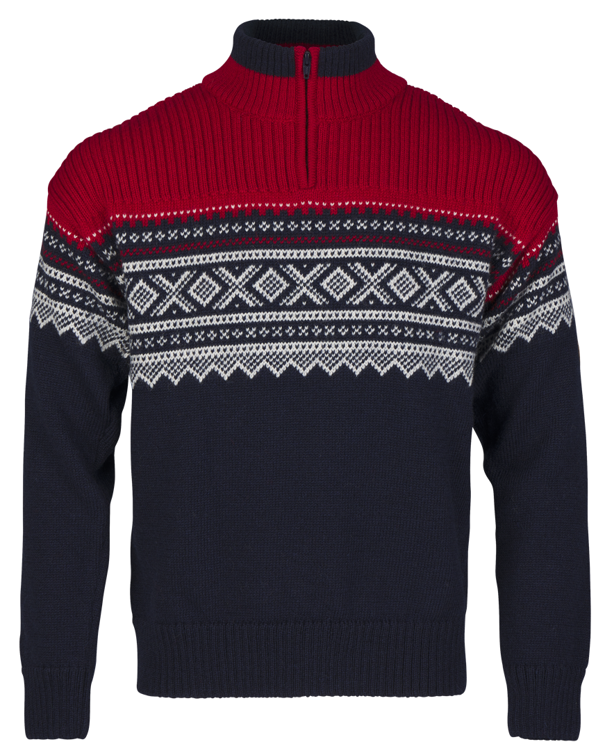Marius by Bråtens Zip slimfit Red