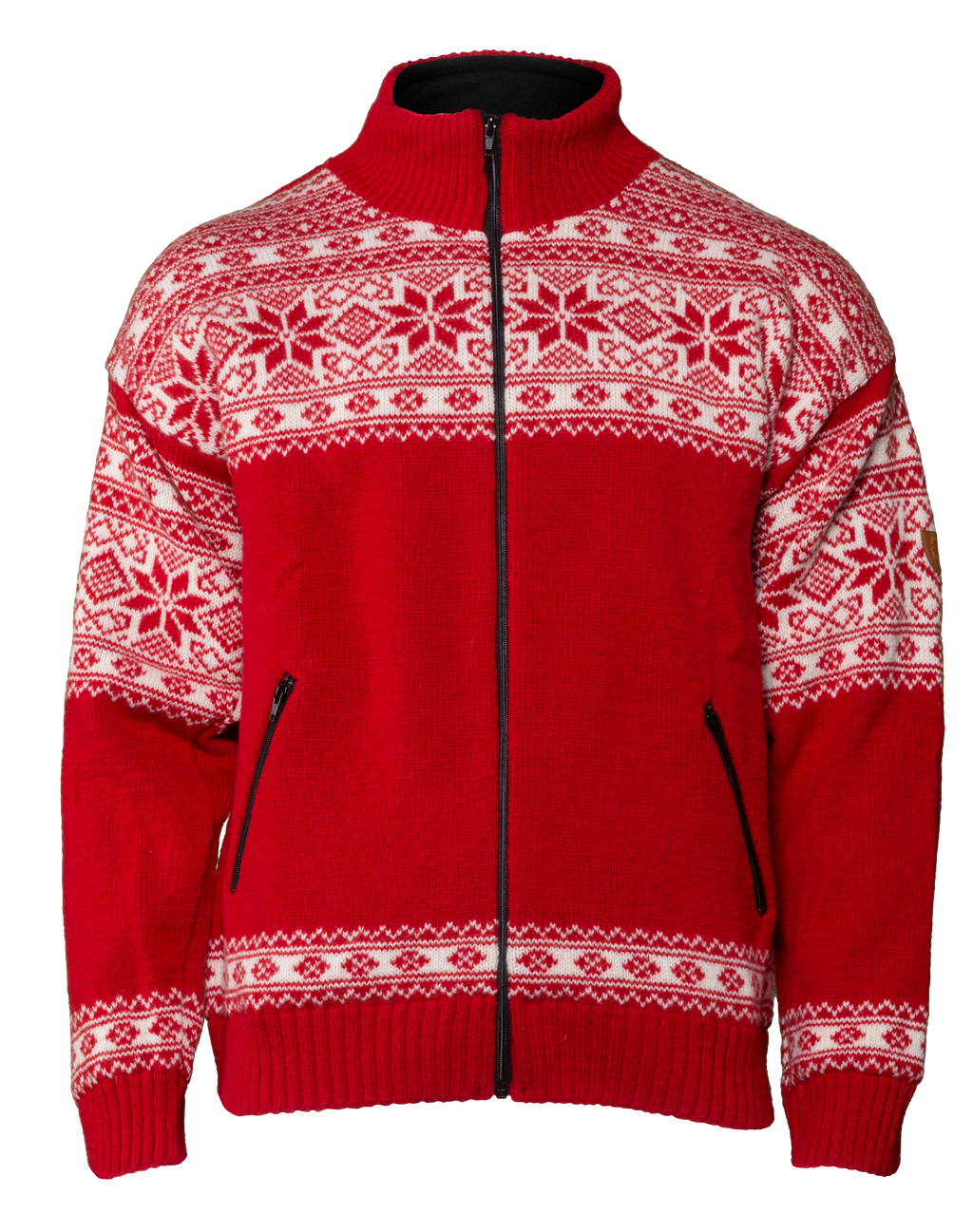 Snøstjerne jacket - Red/white
