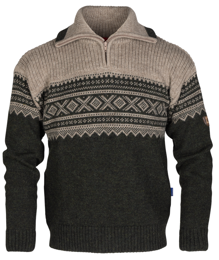 Marius by Bråtens Zip slimfit Beige
