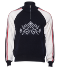 Numedal w/zip  - Navy/white/red